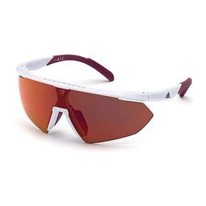 Adidas Sunglasses 0SP0015/S 21L Semi Rimless White Color for Men